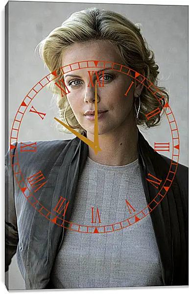 Часы картина - Шарлиз Терон. Charlize Theron Часы картина - Шарлиз Терон. Charlize Theron