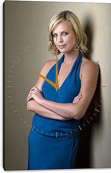 Часы картина - Шарлиз Терон. Charlize Theron Часы картина - Шарлиз Терон. Charlize Theron