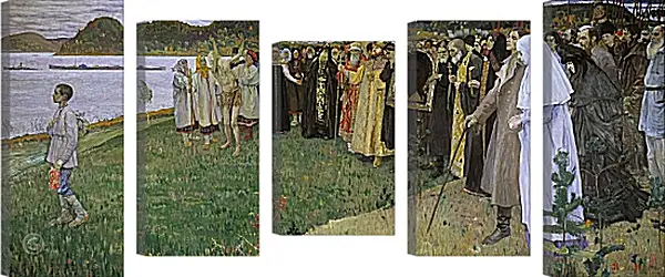 Модульная картина - На Руси. Нестеров Михаил Модульная картина - На Руси. Нестеров Михаил