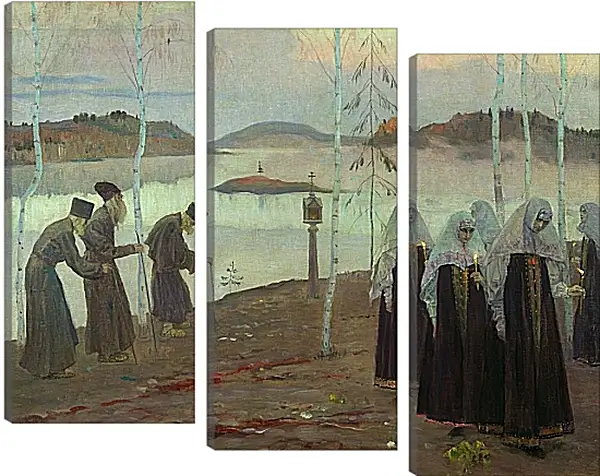 Модульная картина - Отцы пустынники и жены непорочны. Нестеров Михаил Модульная картина - Отцы пустынники и жены непорочны. Нестеров Михаил