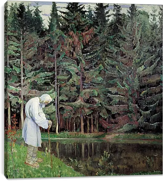Постер на подрамнике - Старец. Нестеров Михаил Постер на подрамнике - Старец. Нестеров Михаил
