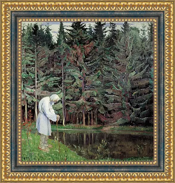 Картина в раме - Старец. Нестеров Михаил Картина в раме - Старец. Нестеров Михаил