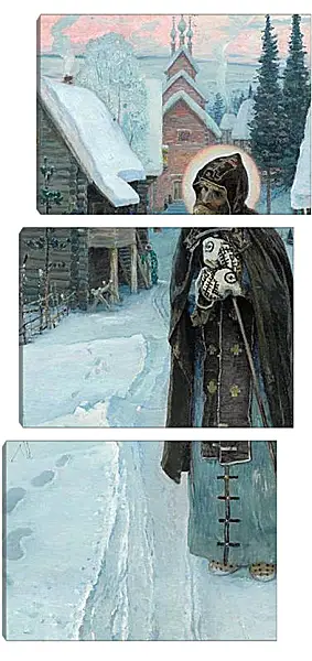 Модульная картина - Труды преподобного Сергия правая часть (триптих) Нестеров Михаил Модульная картина - Труды преподобного Сергия правая часть (триптих) Нестеров Михаил