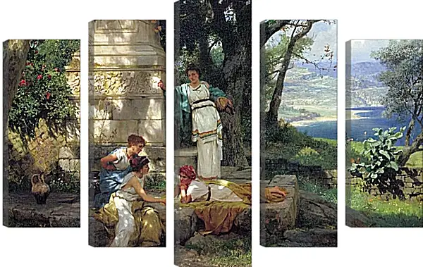 Модульная картина - Игра в кости. Семирадский Генрих Модульная картина - Игра в кости. Семирадский Генрих