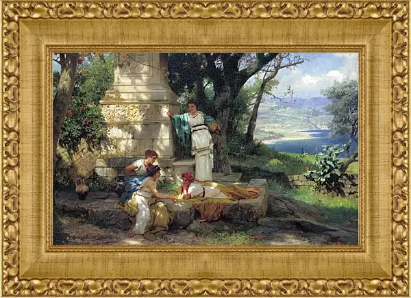 Картина в раме - Игра в кости. Семирадский Генрих Картина в раме - Игра в кости. Семирадский Генрих