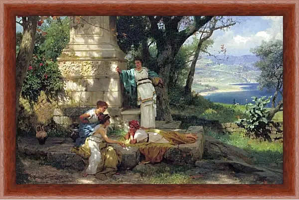 Картина в раме - Игра в кости. Семирадский Генрих Картина в раме - Игра в кости. Семирадский Генрих