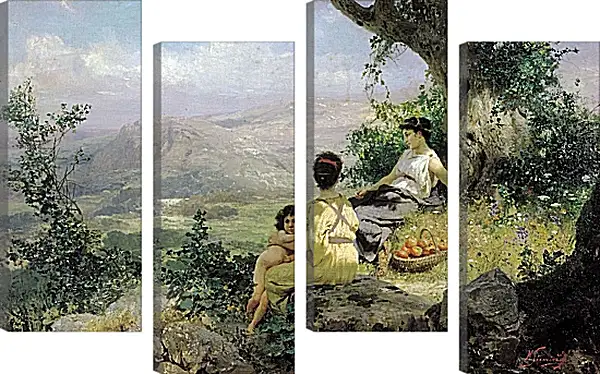 Модульная картина - Отдых. Семирадский Генрих Модульная картина - Отдых. Семирадский Генрих