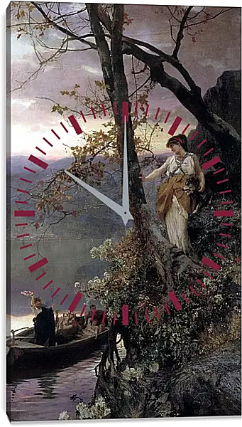 Часы картина - Сцена из римской жизни. Семирадский Генрих Часы картина - Сцена из римской жизни. Семирадский Генрих
