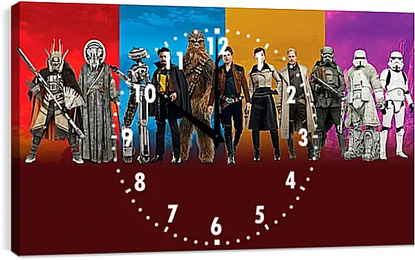 Часы картина - Звёздные войны. Star Wars Часы картина - Звёздные войны. Star Wars