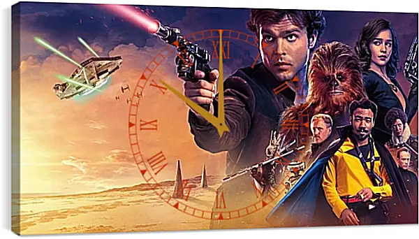 Часы картина - Звёздные войны. Star Wars Часы картина - Звёздные войны. Star Wars