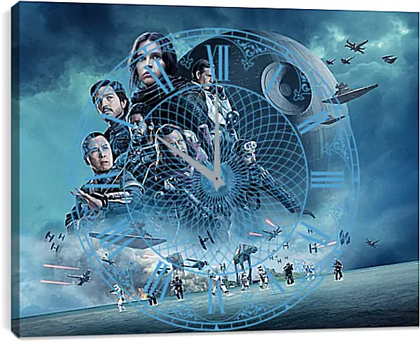 Часы картина - Звёздные войны. Star Wars Часы картина - Звёздные войны. Star Wars