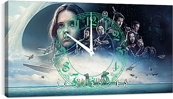 Часы картина - Звёздные войны. Star Wars Часы картина - Звёздные войны. Star Wars