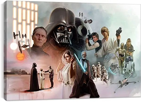 Постер на подрамнике - Звёздные войны. Star Wars Постер на подрамнике - Звёздные войны. Star Wars