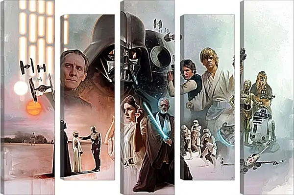 Модульная картина - Звёздные войны. Star Wars Модульная картина - Звёздные войны. Star Wars