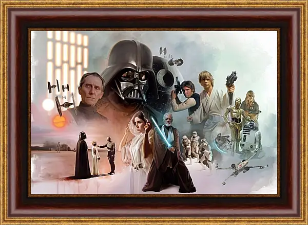 Картина в раме - Звёздные войны. Star Wars Картина в раме - Звёздные войны. Star Wars