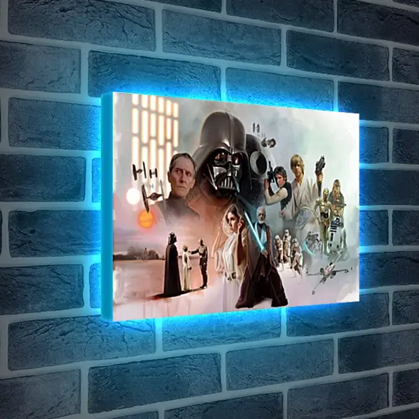 Лайтбокс световая панель - Звёздные войны. Star Wars Лайтбокс световая панель - Звёздные войны. Star Wars