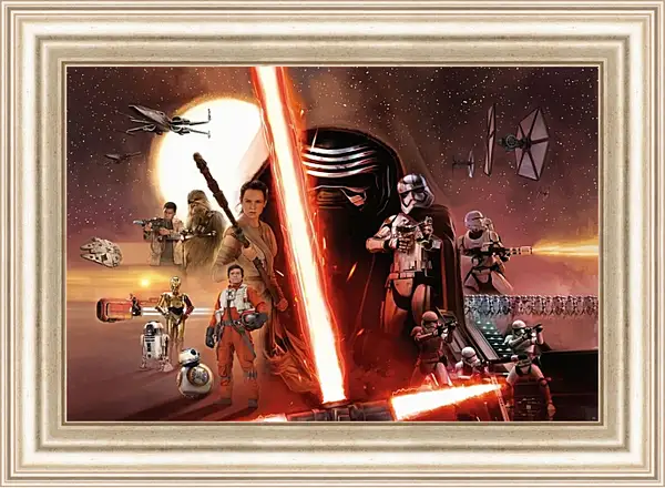 Картина в раме - Звёздные войны. Star Wars Картина в раме - Звёздные войны. Star Wars