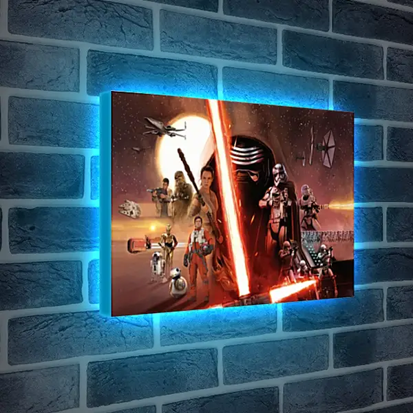 Лайтбокс световая панель - Звёздные войны. Star Wars Лайтбокс световая панель - Звёздные войны. Star Wars