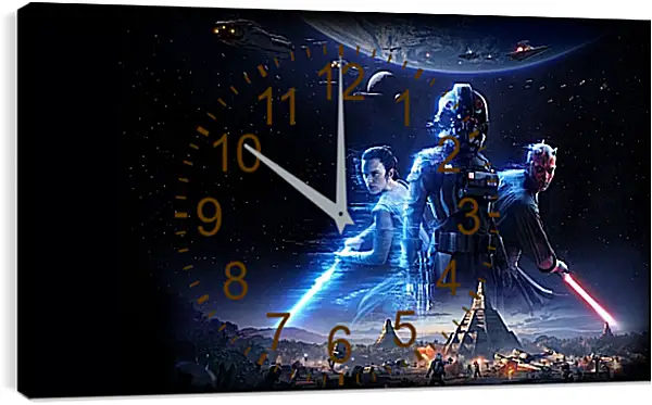 Часы картина - Звёздные войны. Star Wars Часы картина - Звёздные войны. Star Wars