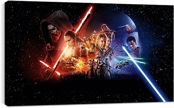 Постер на подрамнике - Звёздные войны. Star Wars Постер на подрамнике - Звёздные войны. Star Wars
