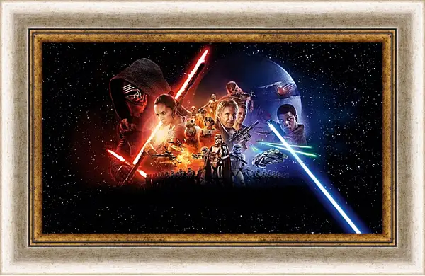 Картина в раме - Звёздные войны. Star Wars Картина в раме - Звёздные войны. Star Wars