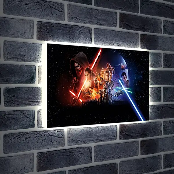 Лайтбокс световая панель - Звёздные войны. Star Wars Лайтбокс световая панель - Звёздные войны. Star Wars