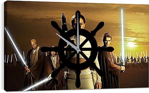 Часы картина - Звёздные войны. Star Wars Часы картина - Звёздные войны. Star Wars