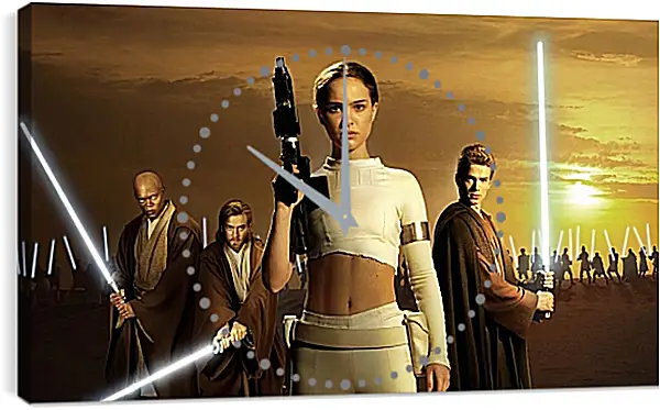 Часы картина - Звёздные войны. Star Wars Часы картина - Звёздные войны. Star Wars