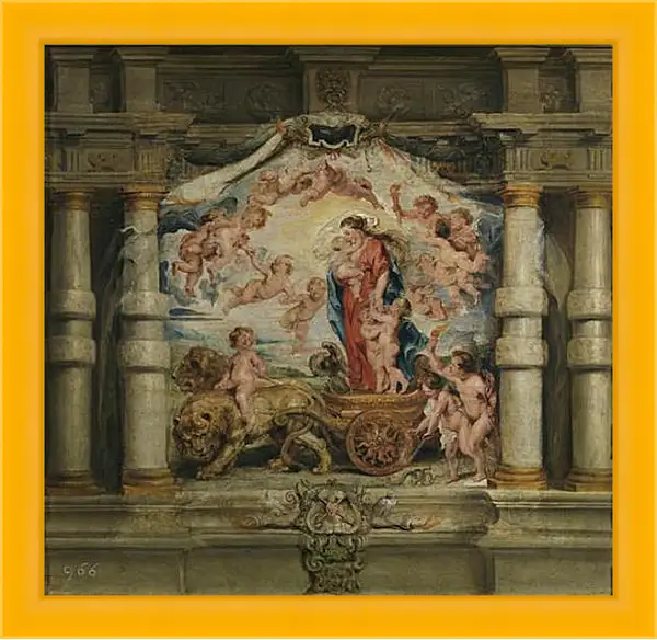 Картина в раме - Triunfo del Amor Divino Картина в раме - Triunfo del Amor Divino