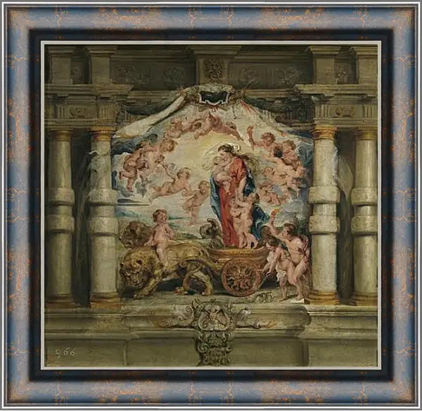 Картина в раме - Triunfo del Amor Divino. Питер Пауль Рубенс Картина в раме - Triunfo del Amor Divino. Питер Пауль Рубенс
