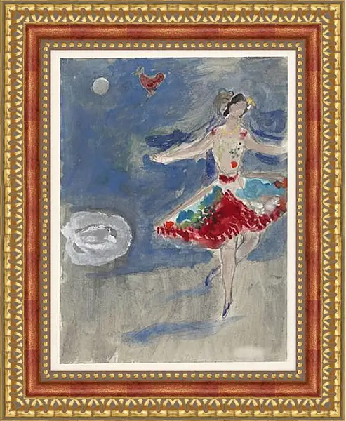 Картина в раме - Zemphira, costume design for Aleko (3) Картина в раме - Zemphira, costume design for Aleko (3)