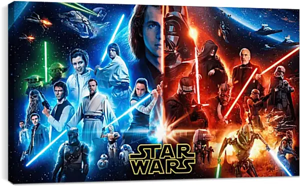 Постер на подрамнике - Звёздные войны. Star Wars Постер на подрамнике - Звёздные войны. Star Wars
