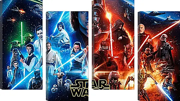 Модульная картина - Звёздные войны. Star Wars Модульная картина - Звёздные войны. Star Wars