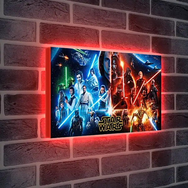 Лайтбокс световая панель - Звёздные войны. Star Wars Лайтбокс световая панель - Звёздные войны. Star Wars