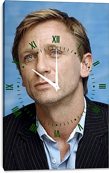 Часы картина - Дэниел Крейг. Daniel Craig Часы картина - Дэниел Крейг. Daniel Craig