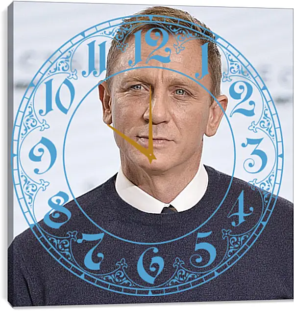 Часы картина - Дэниел Крейг. Daniel Craig Часы картина - Дэниел Крейг. Daniel Craig