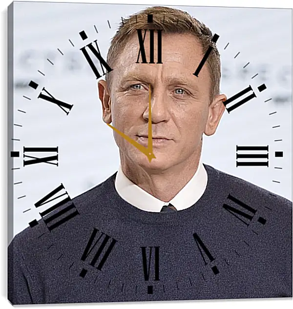 Часы картина - Дэниел Крейг. Daniel Craig Часы картина - Дэниел Крейг. Daniel Craig