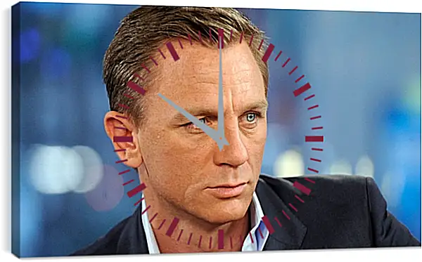 Часы картина - Дэниел Крейг. Daniel Craig Часы картина - Дэниел Крейг. Daniel Craig