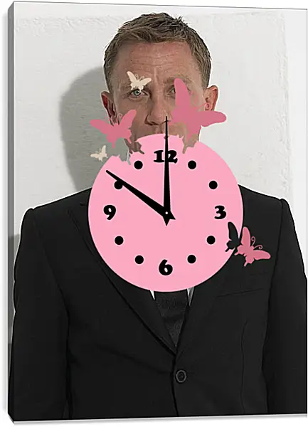 Часы картина - Дэниел Крейг. Daniel Craig Часы картина - Дэниел Крейг. Daniel Craig