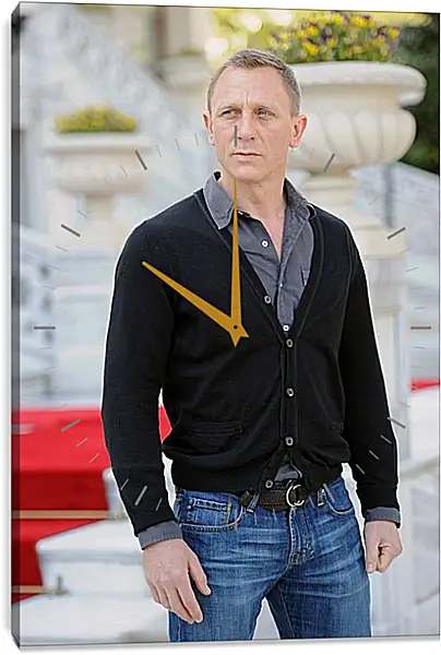 Часы картина - Дэниел Крейг. Daniel Craig Часы картина - Дэниел Крейг. Daniel Craig
