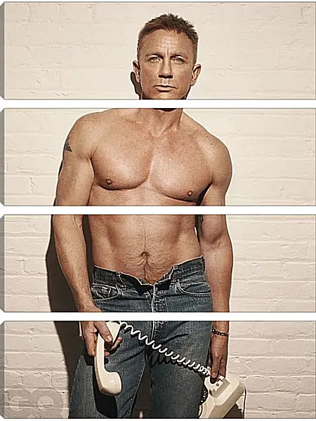 Модульная картина - Дэниел Крейг. Daniel Craig Модульная картина - Дэниел Крейг. Daniel Craig