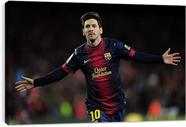 Постер на подрамнике - Лионель Месси (Lionel Andres Messi ) Футбол Постер на подрамнике - Лионель Месси (Lionel Andres Messi ) Футбол