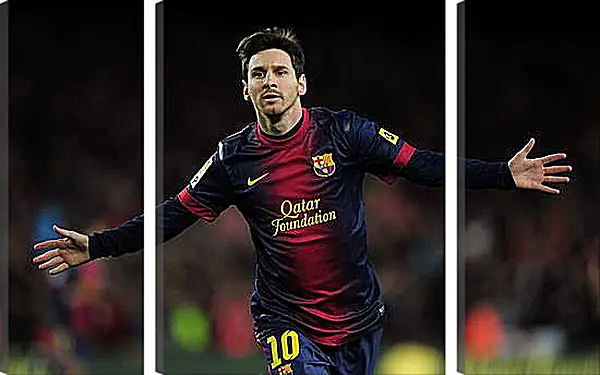 Модульная картина - Лионель Месси (Lionel Andres Messi ) Футбол Модульная картина - Лионель Месси (Lionel Andres Messi ) Футбол