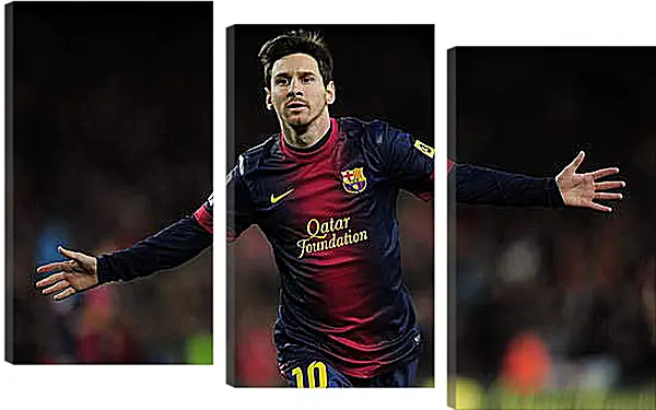 Модульная картина - Лионель Месси (Lionel Andres Messi ) Футбол Модульная картина - Лионель Месси (Lionel Andres Messi ) Футбол