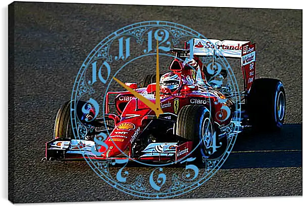 Часы картина - Формула 1 (F1) Часы картина - Формула 1 (F1)