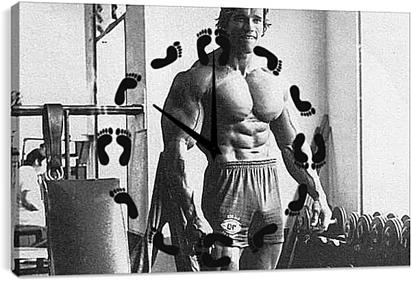 Часы картина - Арнольд Шварценеггер (Arnold Schwarzenegger) Часы картина - Арнольд Шварценеггер (Arnold Schwarzenegger)
