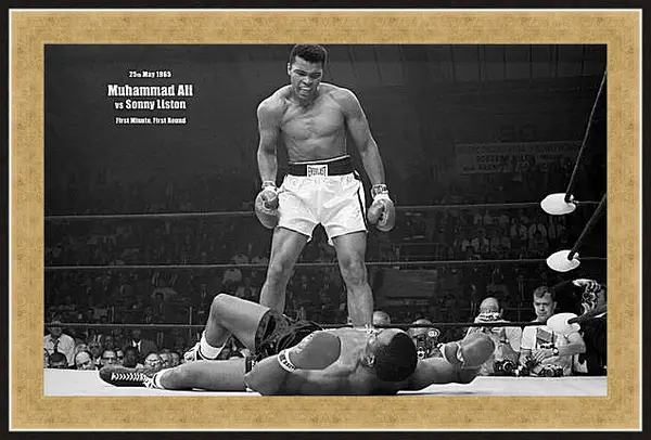 Картина в раме - Мохаммед Али (Muhammad Ali) Картина в раме - Мохаммед Али (Muhammad Ali)