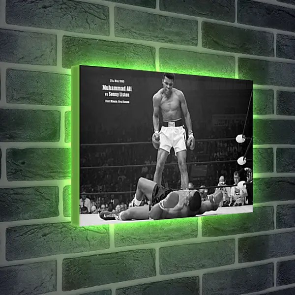 Лайтбокс световая панель - Мохаммед Али (Muhammad Ali) Лайтбокс световая панель - Мохаммед Али (Muhammad Ali)