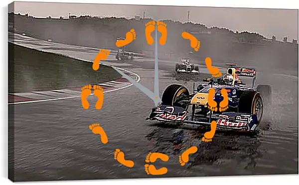 Часы картина - Формула 1 (F1) Часы картина - Формула 1 (F1)