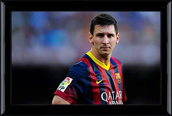 Картина в раме - Лионель Месси (Lionel Andres Messi) Картина в раме - Лионель Месси (Lionel Andres Messi)